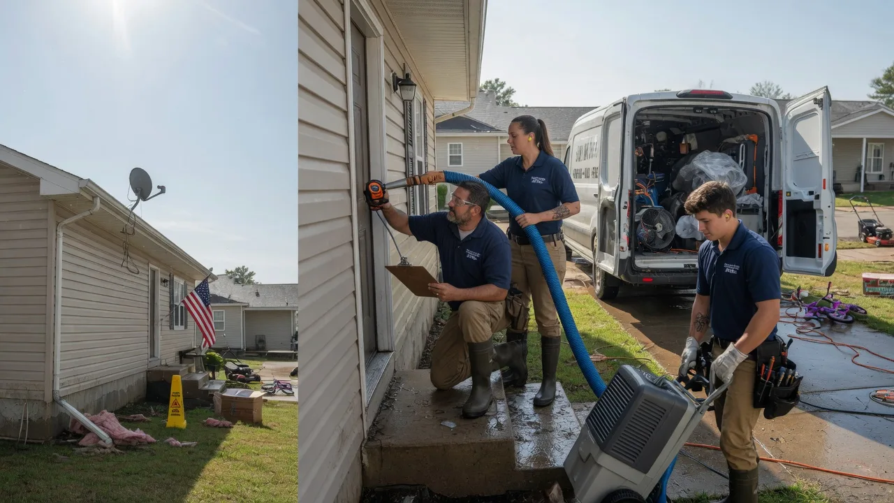 Ceiling Water Damage Restoration in Nottoway, VA near me
